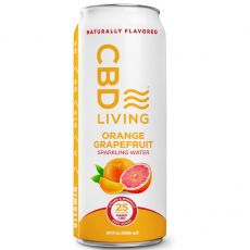 CBD Living - CBD Sparkling Water - Orange Grapefruit